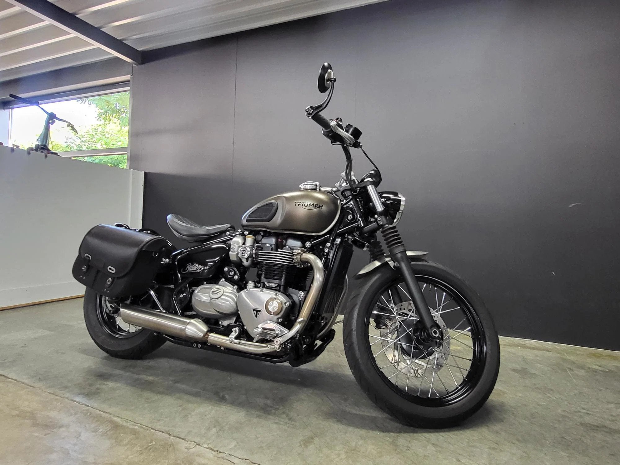 Triumph Boneville Bobber prachtige oldschool cruiser, Meer dan 35 kW, Overig, 1200 cc, Gebruikt