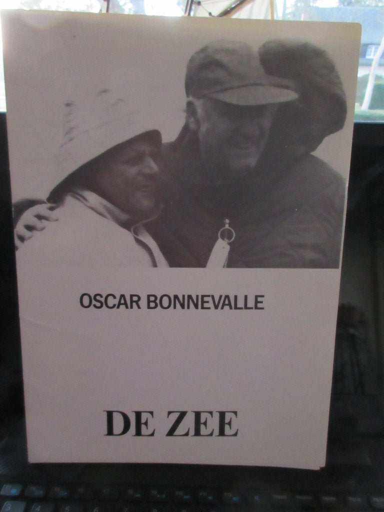 Gent: Oscar Bonnevalle: De Zee., Enlèvement, Dessin, Dessin à la plume, Signé