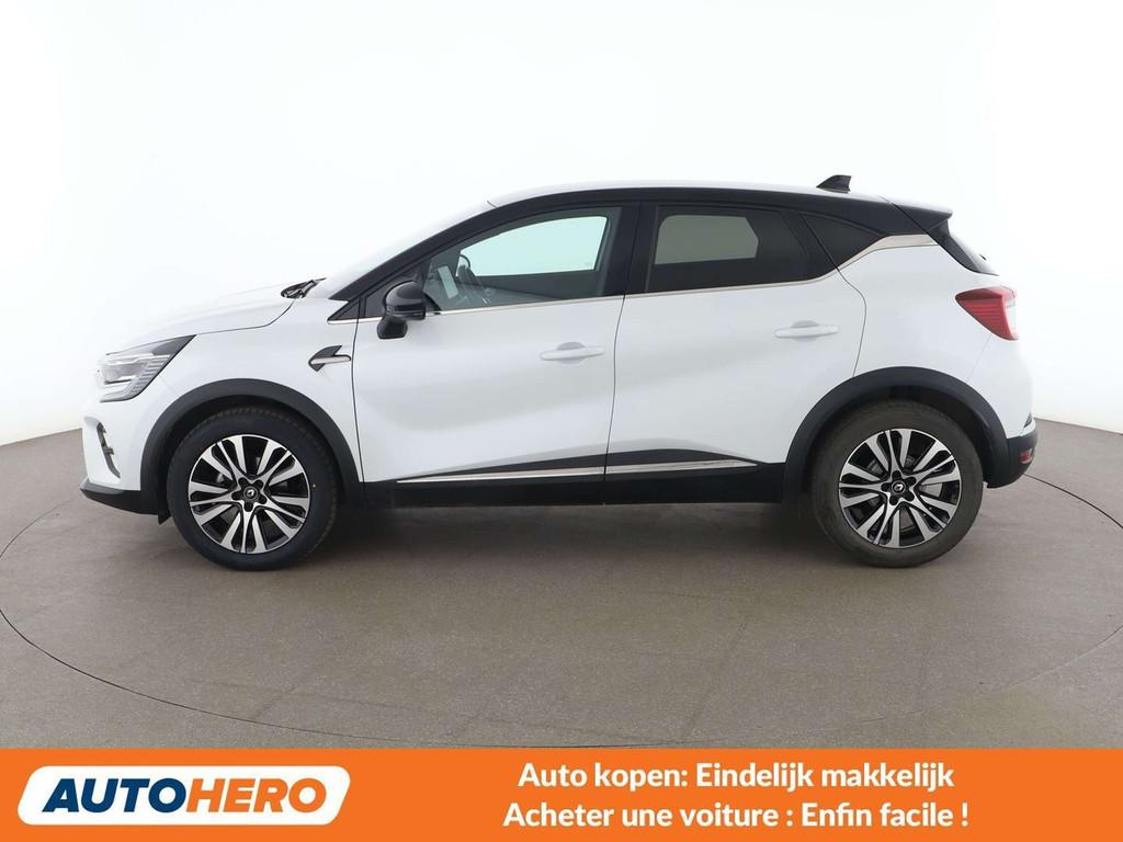 Renault Captur 1.5 BLUE dCi Auto-Ecole (bj 2020, automaat), Gebruikt, 116 pk, Wit, 5 deurs