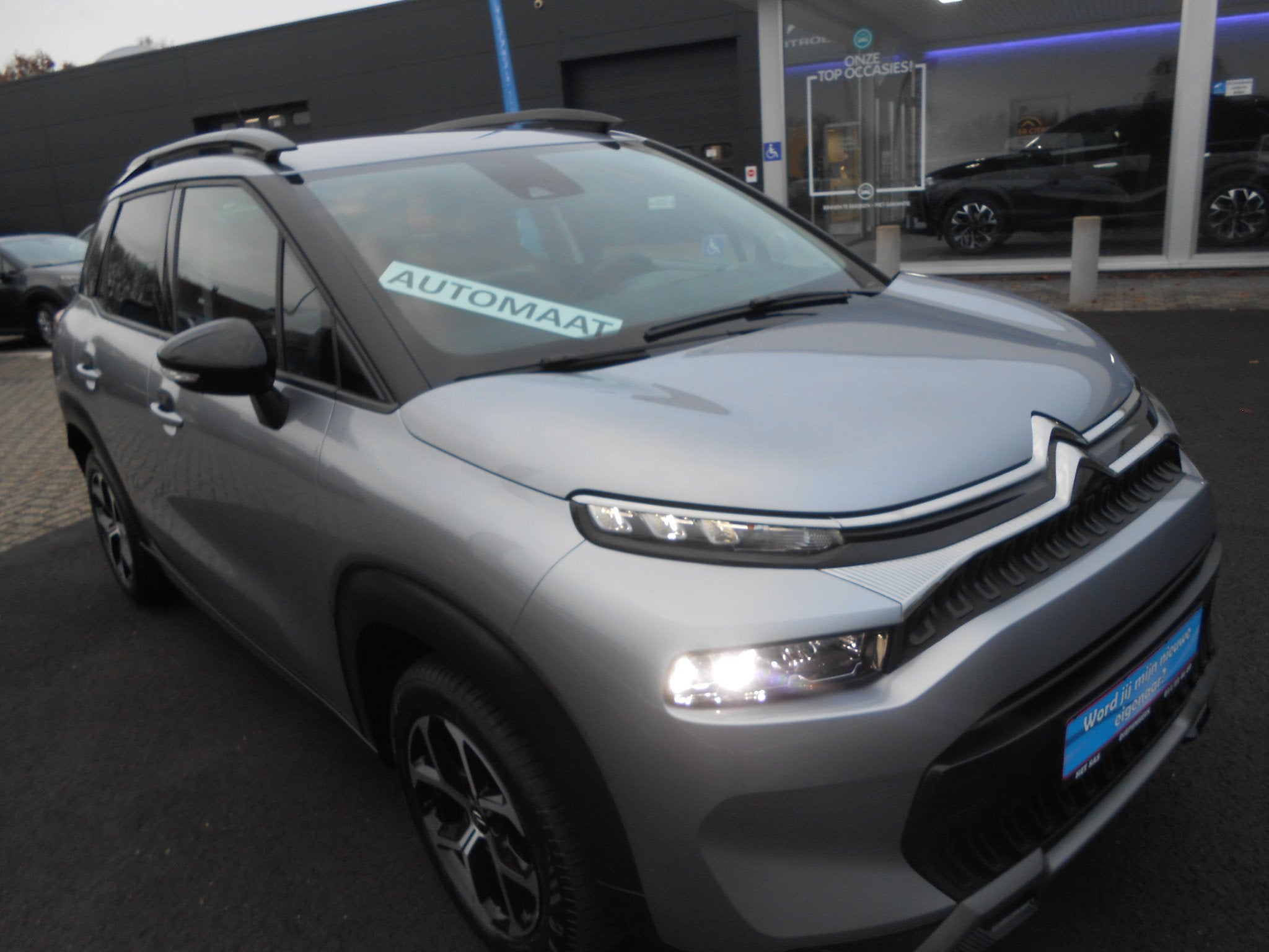 Citroën C3 Aircross 1.2 PURETECH AUTOMAAT - WAARBORG, Autos, Argent ou Gris, Achat, Climatisation automatique, 4 portes