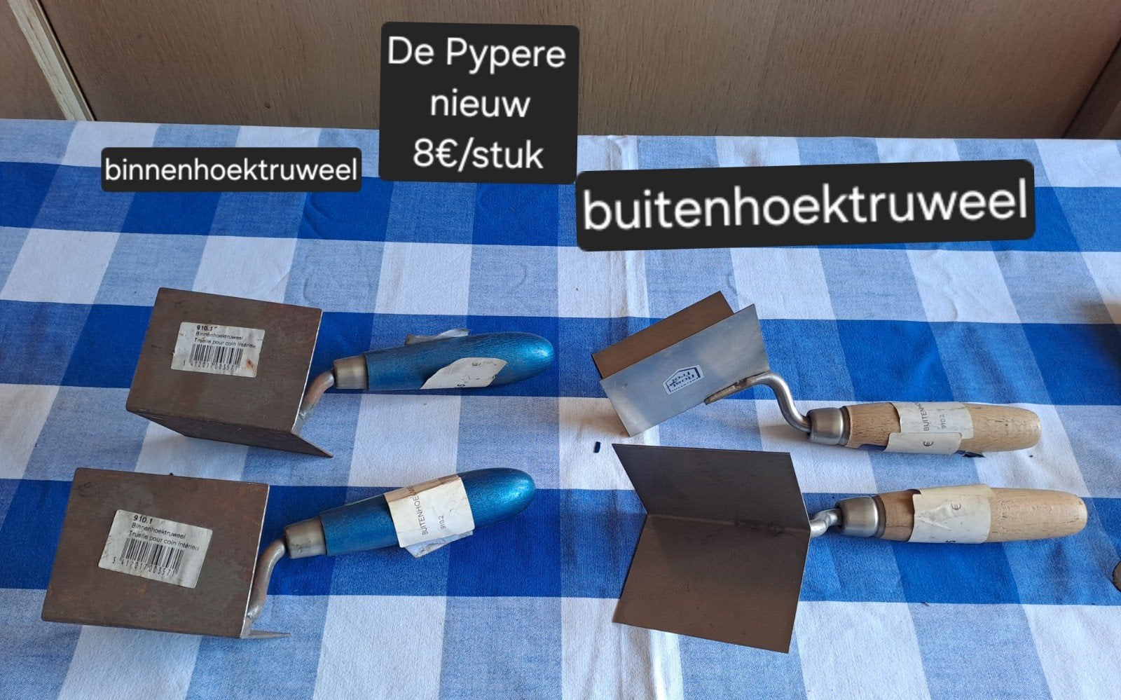 Hoektruwelen De Pypere nieuw, Ophalen of Verzenden