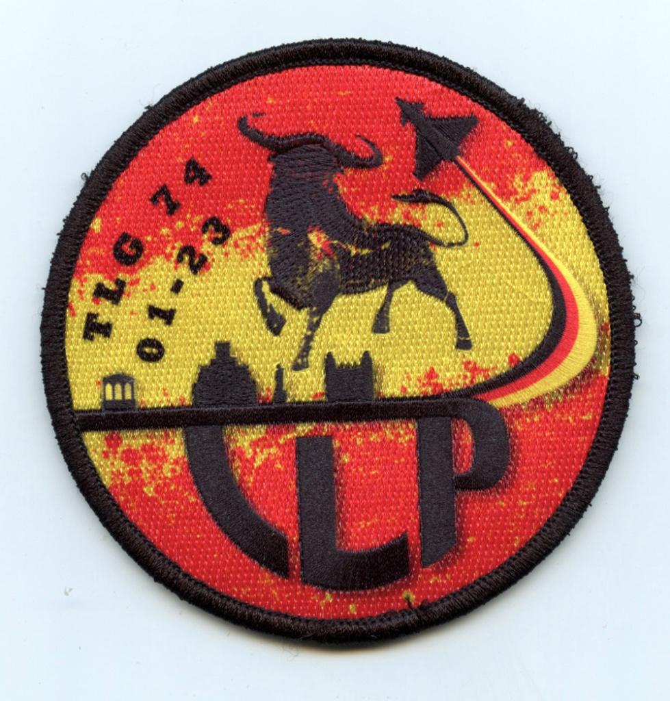 German air force patch TLG74 TLP23-1 EF2000 velcro v2, Envoi, Armée de l'air, Emblème ou Badge