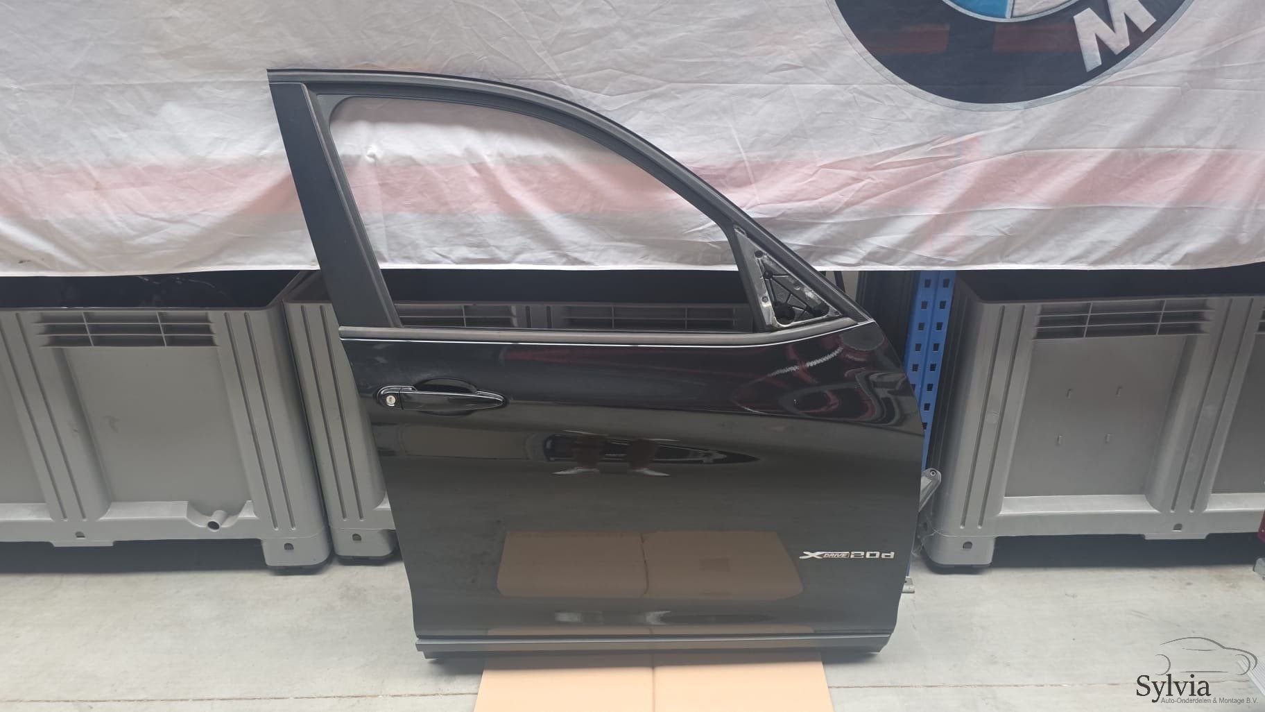 Deur Portier Rechtsvoor BMW X3 F25 Black Sapphire 475 415173, -, Utilisé, Porte, -
