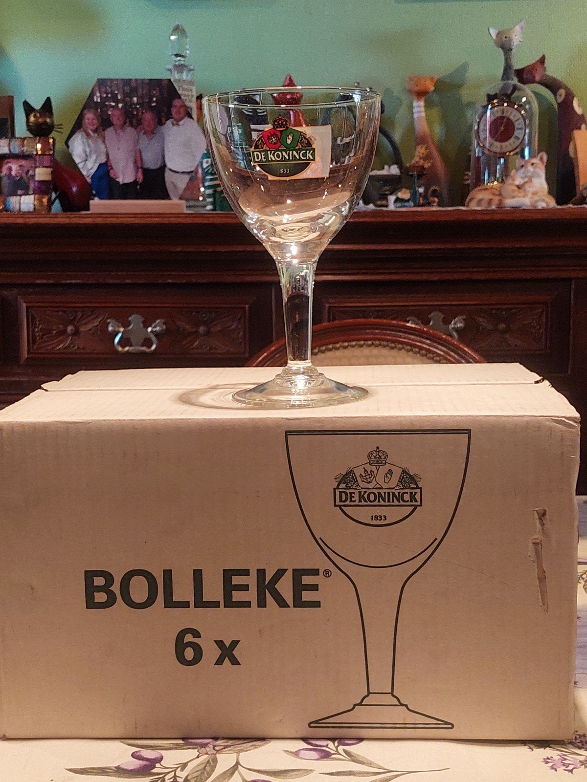 6 glazen brouwerij  de koninck 25 cl, Verzamelen, Biermerken, Ophalen of Verzenden, De Koninck