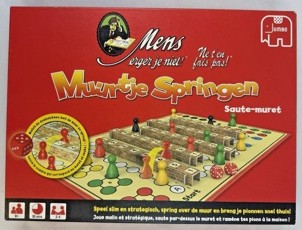 Jumbo Man, ne t'inquiète pas : le jeu de plateau Wall Jumpin, Hobby & Loisirs créatifs, Jeux de société | Jeux de plateau, Envoi