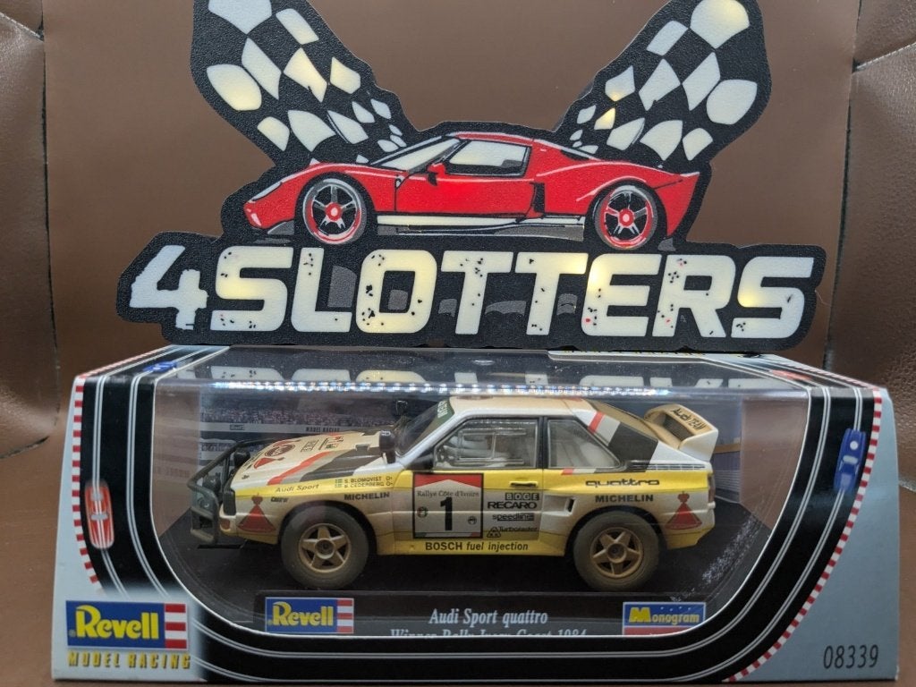 Revell Monogram Audi Sport Quattro #1 1e Rally Ivory Coast 1, Enlèvement ou Envoi, Utilisé, Voiture