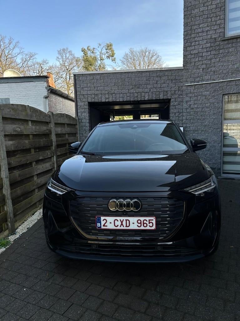 Audi Q4 Sportback e-tron S line 35 – 125 kW – Full Option, Auto's, Audi, Automaat, USB, Zwart, Leder