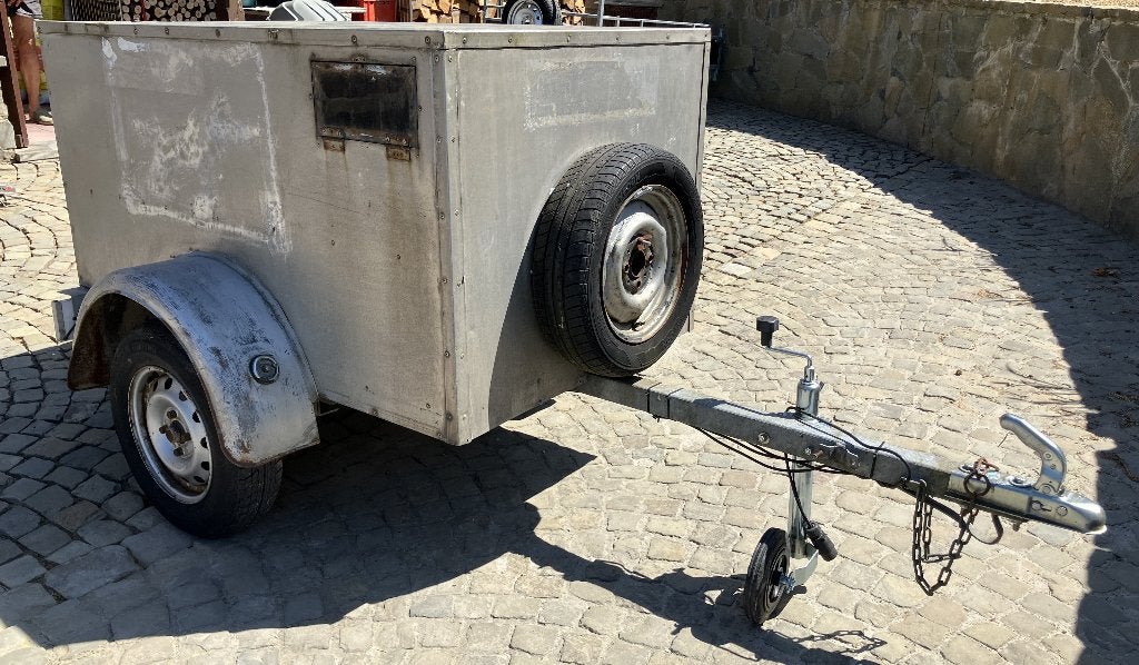 poubelle à bagages pour remorque 1,53 m 96 cm br 82 h, Enlèvement, Utilisé