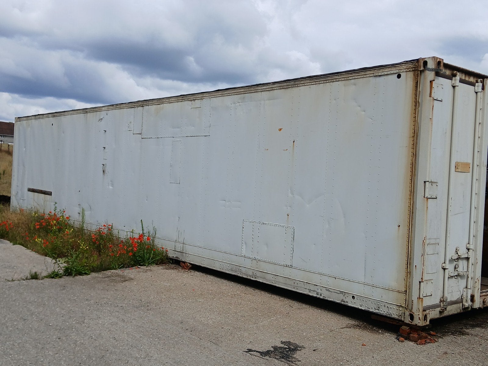 aluminium zeecontainer 40ft, Enlèvement