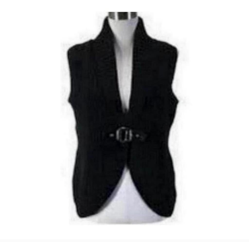 Gilet Ralph Lauren + gilet à boucle sans manches noir xs, Enlèvement ou Envoi, Comme neuf, Taille 34 (XS) ou plus petite, Noir
