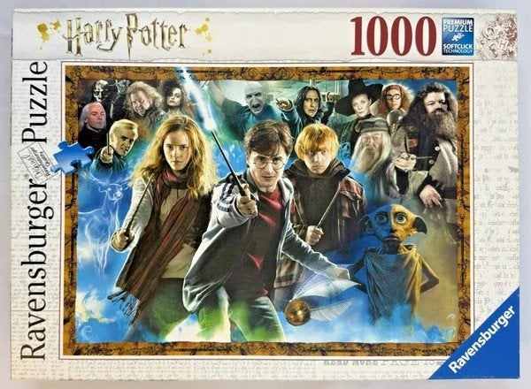 Puzzel Ravensburger Harry Potter Tovenaarsleerling 1000 St., Verzenden, 500 t/m 1500 stukjes, Zo goed als nieuw, Legpuzzel