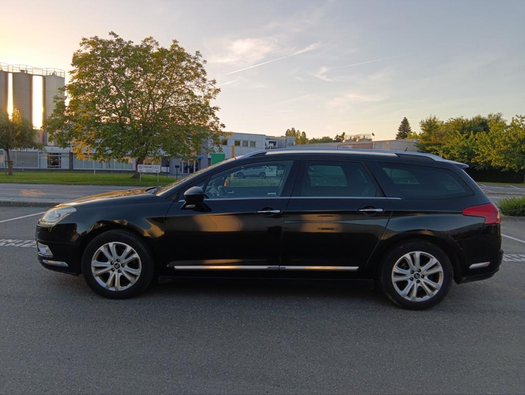 CITROËN C5 TOURER 20HDI EXCLUSIEVE NAVI LEDER EURO 5! Full, Auto's, Citroën, 100 kW, Euro 5, Zwart, Leder