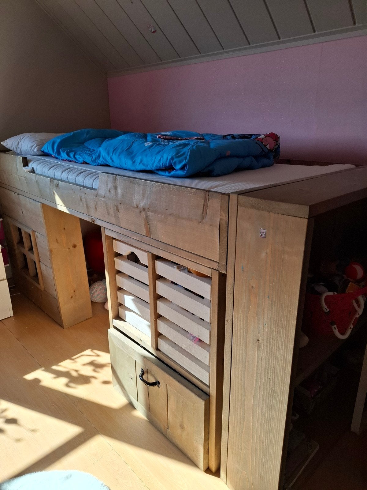 steigerhout halfhoogslaper, Ophalen, Halfhoogslaper