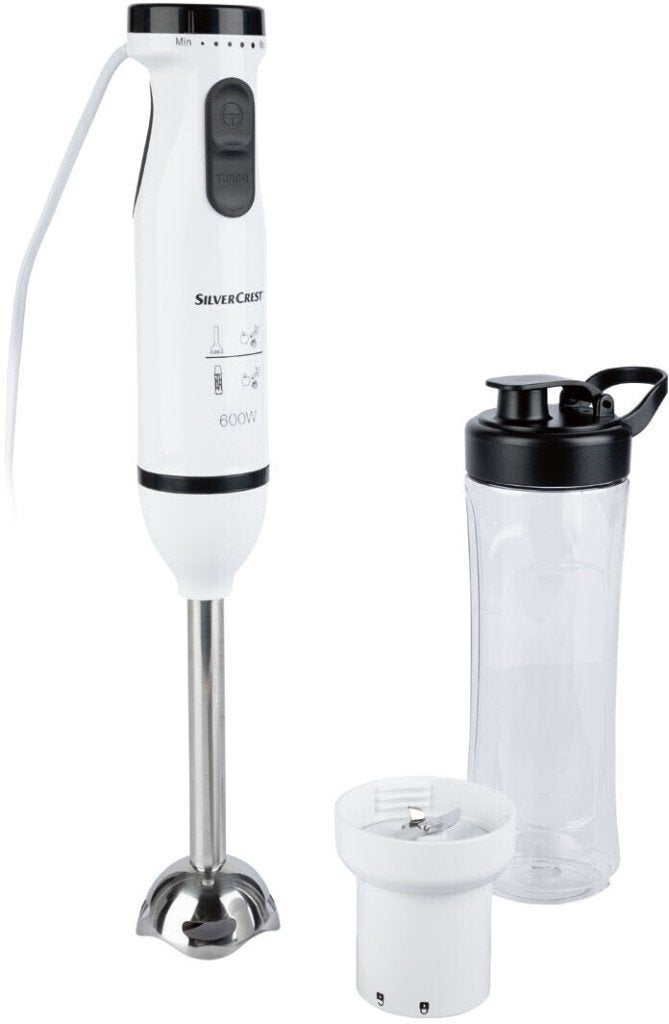 Silvercrest Staafmixerset met Smoothiemaker, Ophalen of Verzenden, Zo goed als nieuw, Blender to go