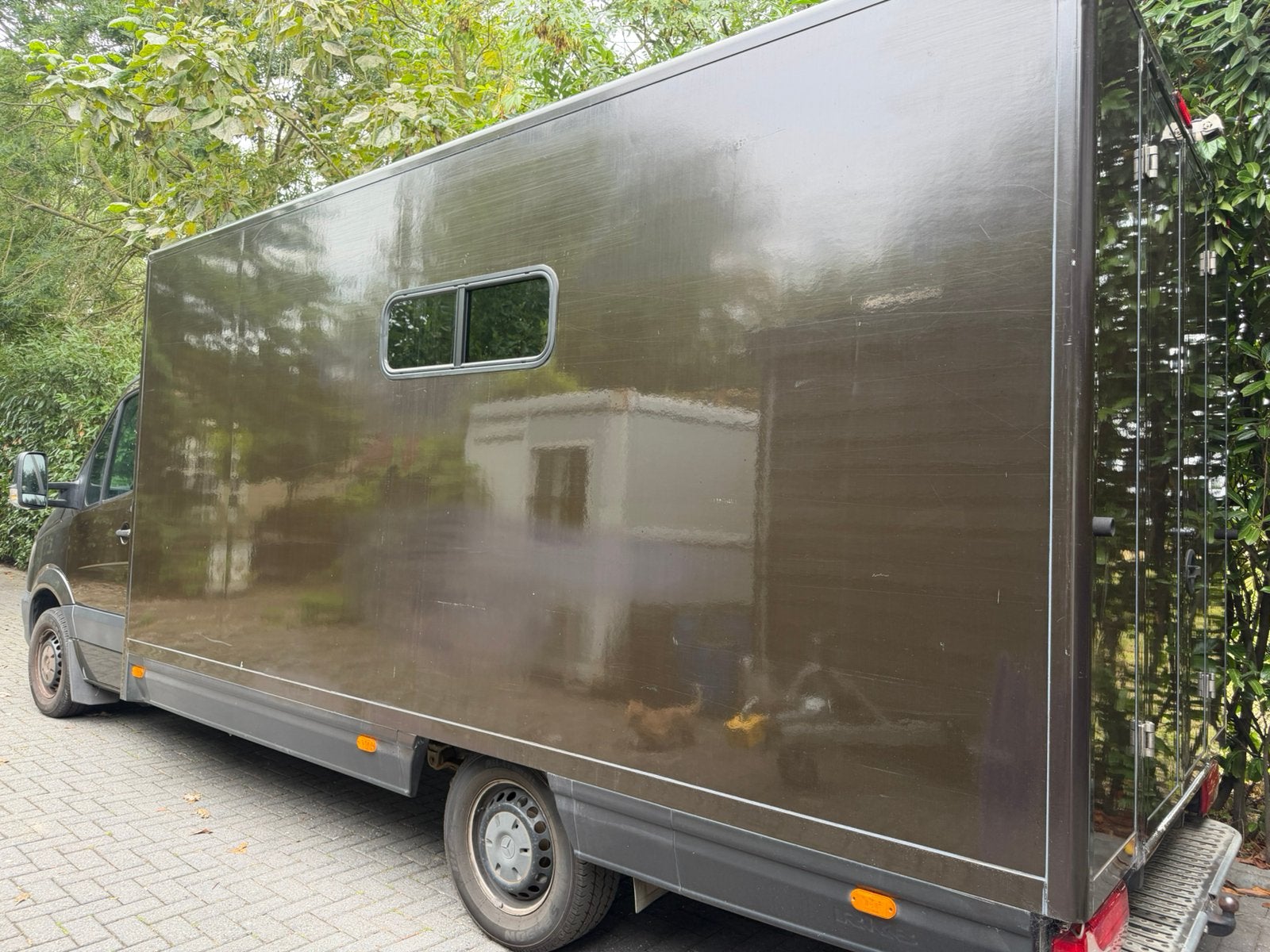 Mercedes sprinter bakwagen /camper, Euro 5, Stof, Bruin, Mercedes-Benz