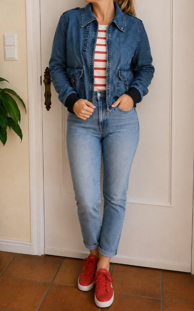 Balli Barret denim jacket maat 36, Kleding | Dames, Jassen | Zomer, Blauw, Balli Barret, Ophalen of Verzenden, Zo goed als nieuw
