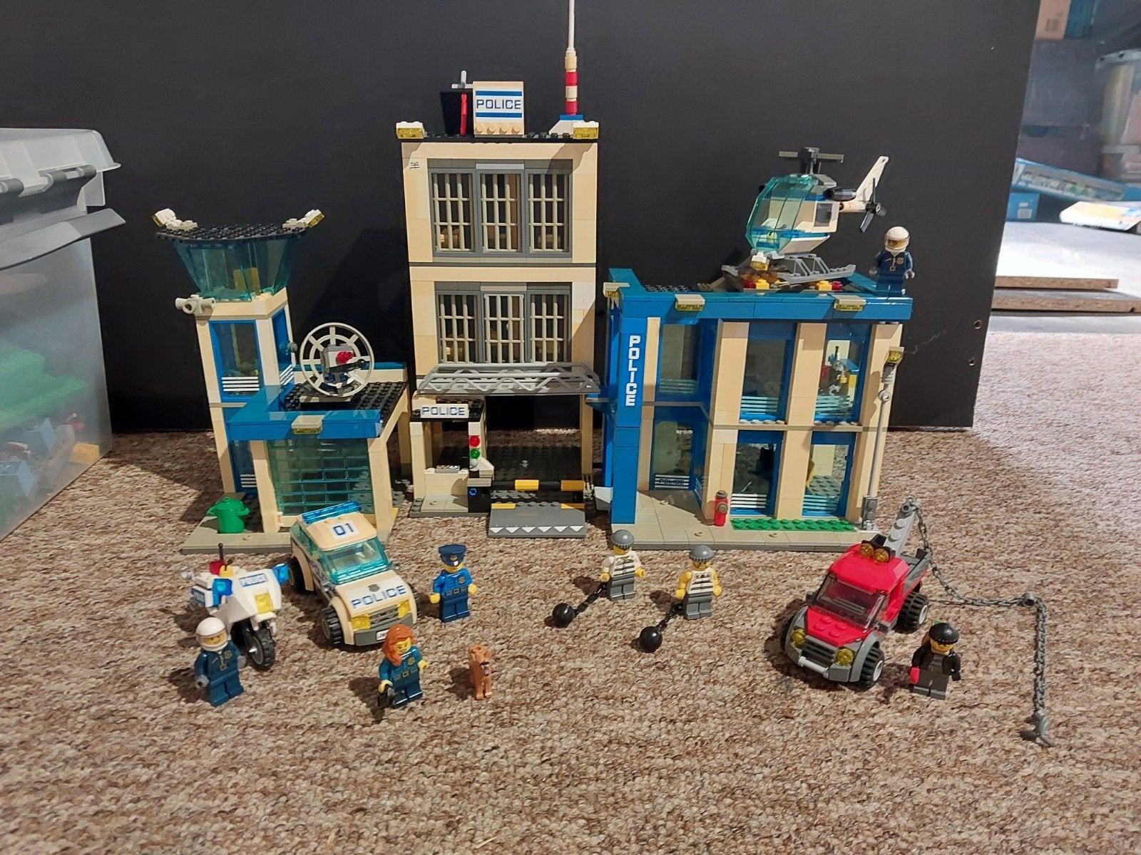Lego city politie station., Ophalen
