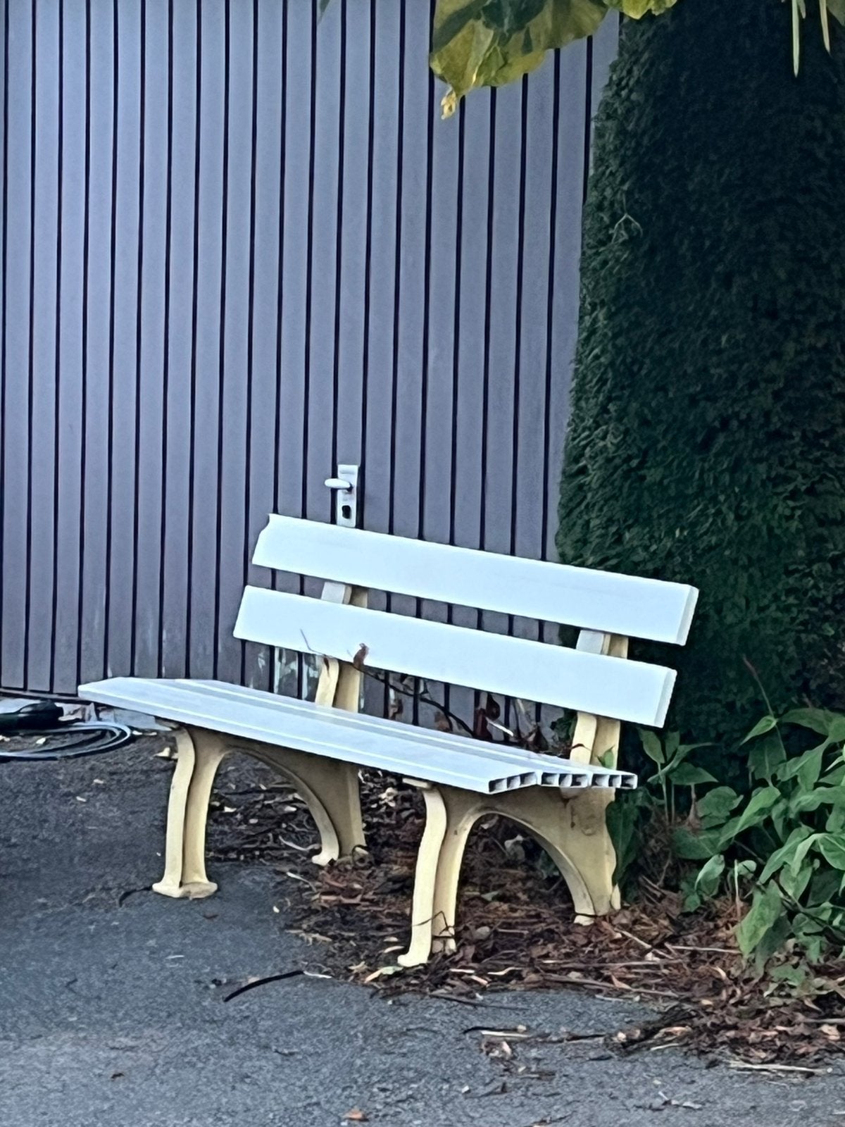 Tuinbank, Ophalen, Gebruikt, Kunststof