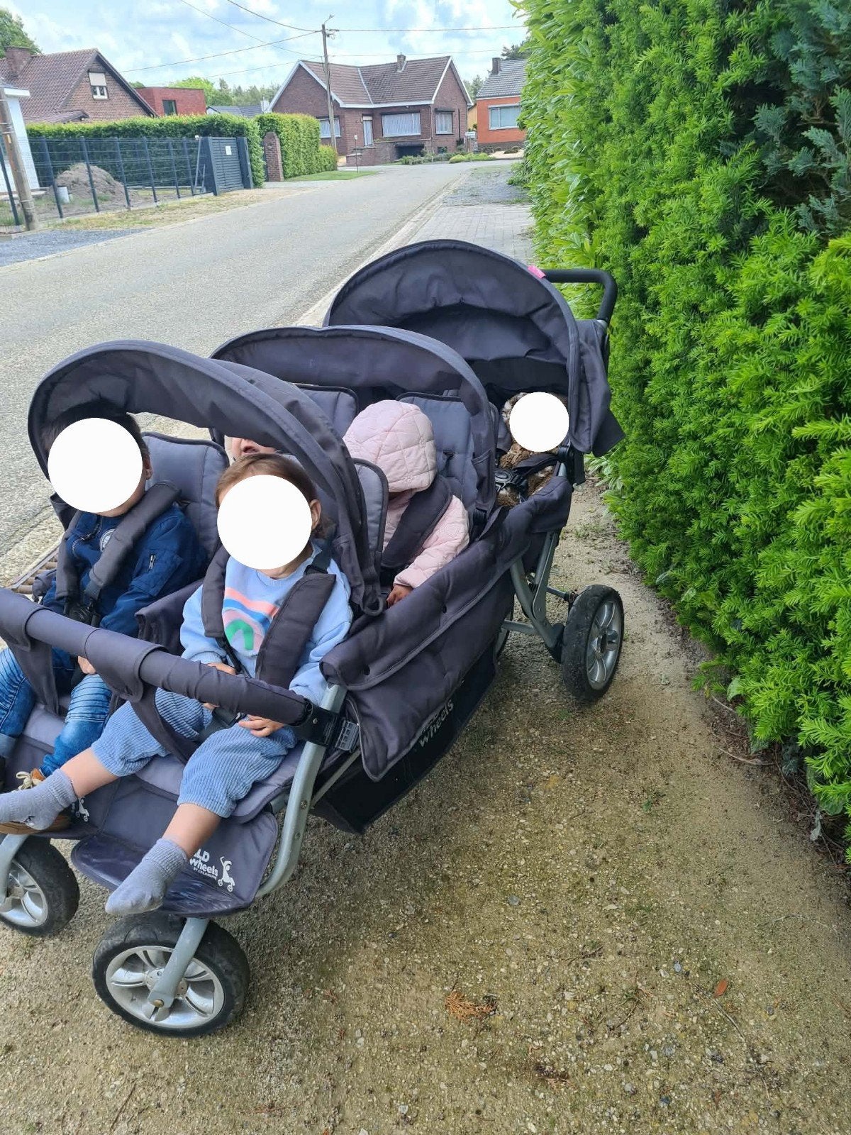 kinderwagen met 6 plaatsen, Ophalen, Gebruikt