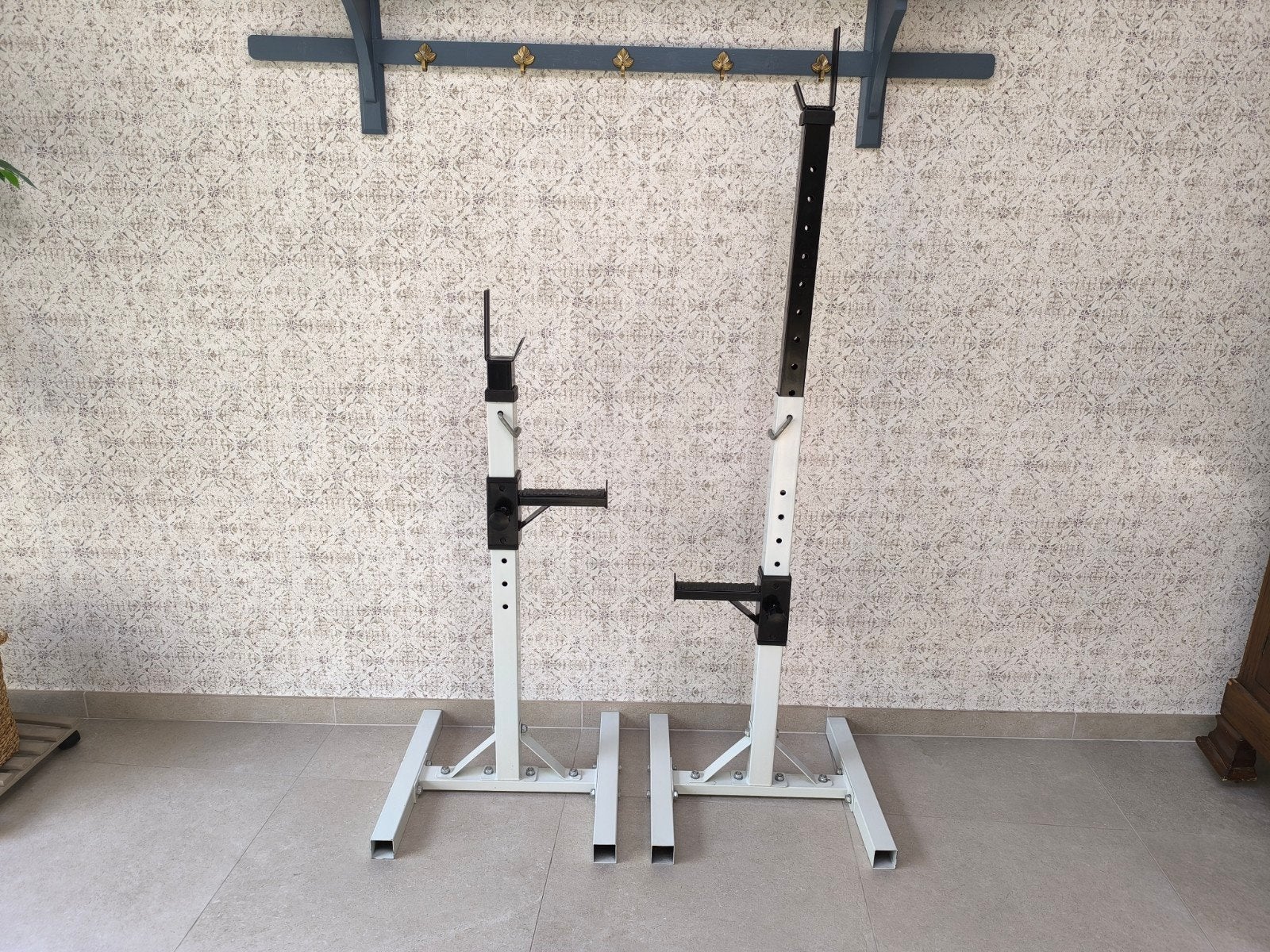 Squat rack + bench press (Als Nieuw!), Ophalen, Zo goed als nieuw, Benen
