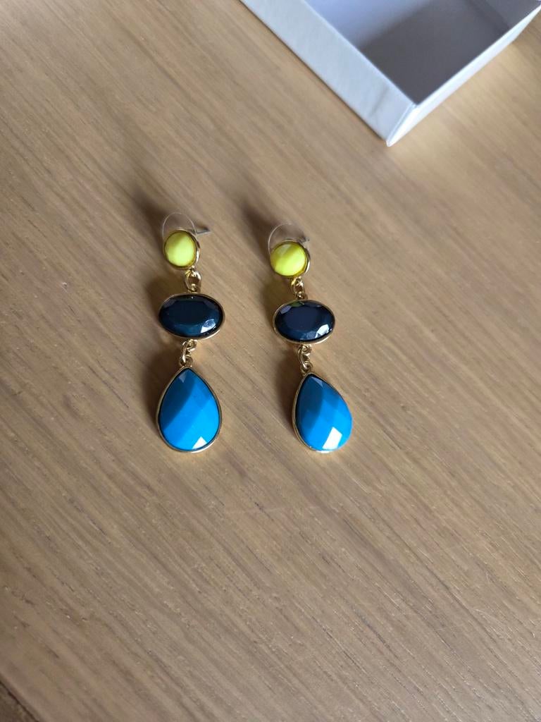 Veritas Drop Earrings - perfect condition, Handtassen en Accessoires, Ophalen of Verzenden, Nieuw, Knopjes of Stekers