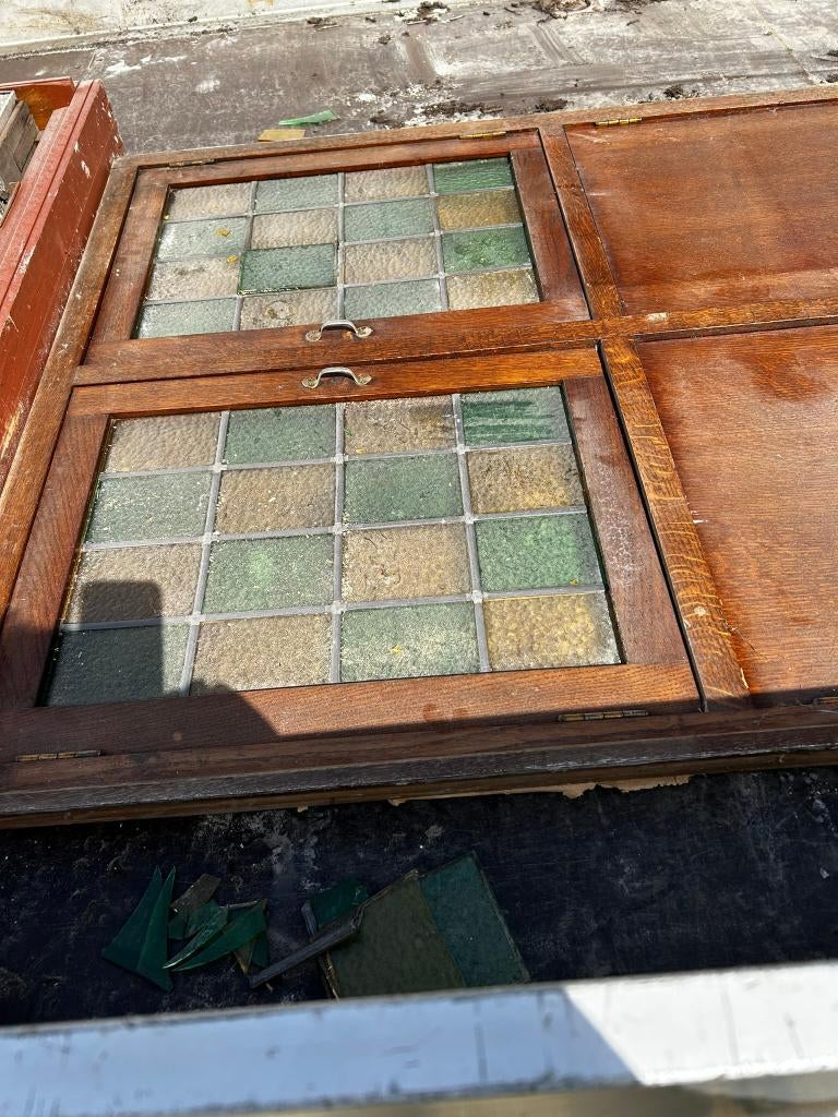 kastdeuren, Huis en Inrichting, Ophalen, Gebruikt, 100 tot 150 cm, 100 tot 150 cm