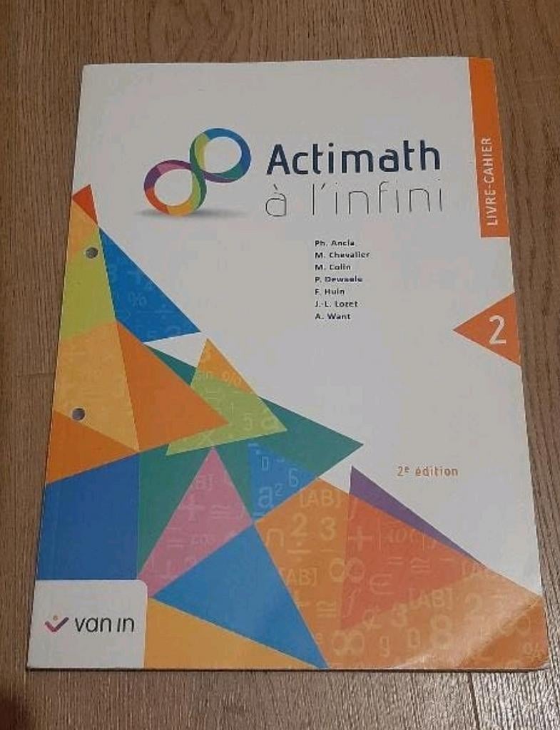 Actimath à l'infini livre cahier Neuf, Livres, Enlèvement ou Envoi