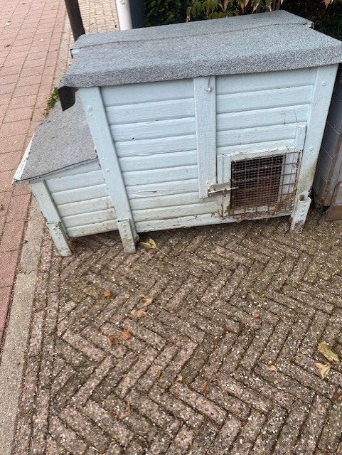 2 nog heel bruikbare konijnen- of hamster- enz.... hokken., Animaux & Accessoires, Écureuil, Niche, Enlèvement, Utilisé