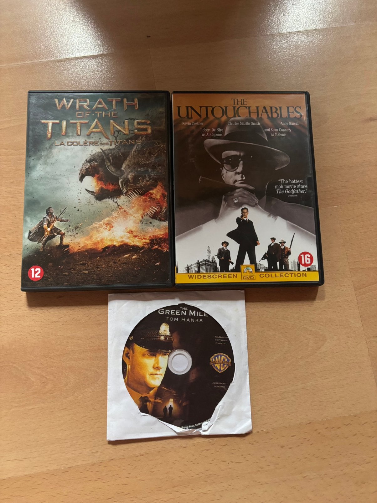 3 DVD - titres variés, Envoi, Utilisé