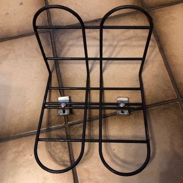 fietsbagagerekje 28 cm staal,zwart, Enlèvement, Utilisé