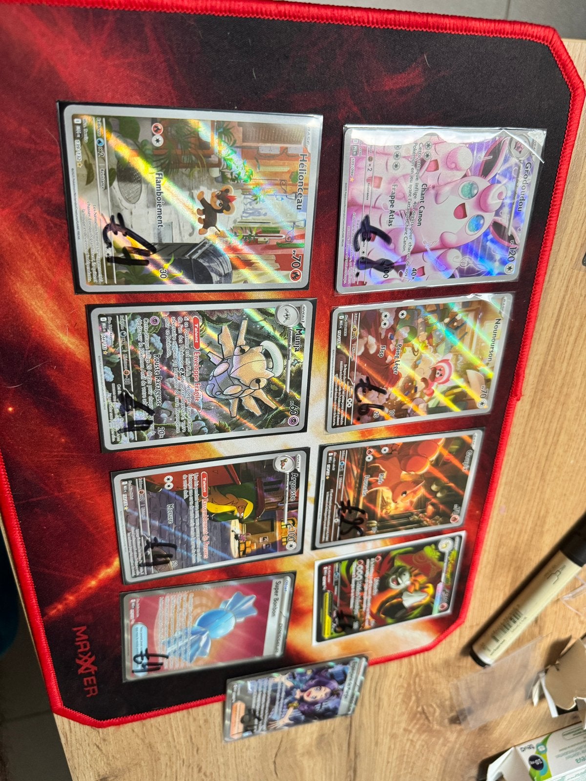 Lots de cartes pokémon méga-évolution, Ophalen, Zo goed als nieuw