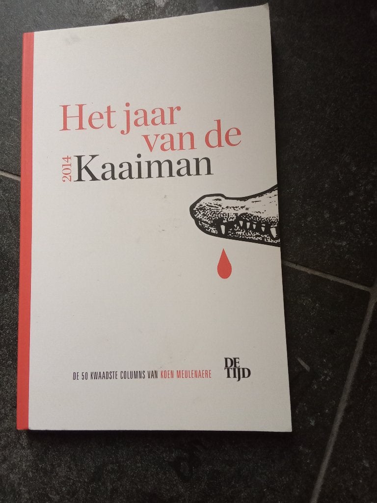 Boek het jaar van de kaaiman bien meulenaere, Boeken, Ophalen