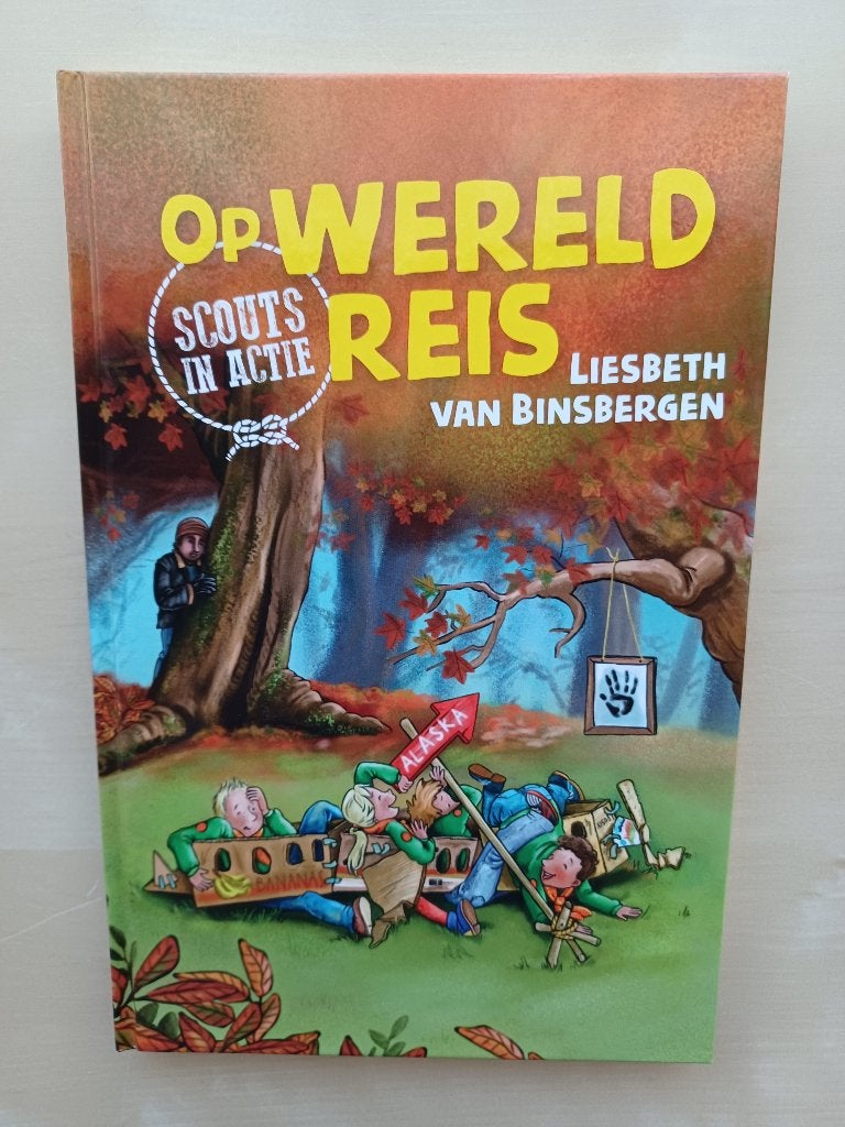 Scouts in actie 2 - Op wereldreis, Ophalen of Verzenden, Nieuw, Liesbeth Van Binsbergen, Fictie algemeen