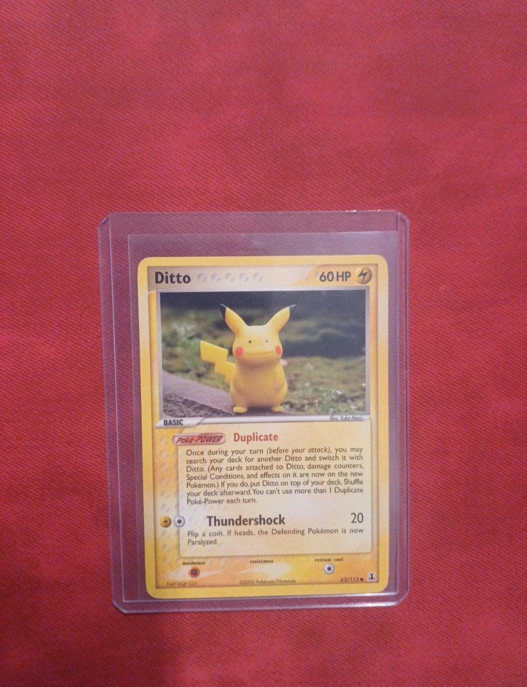 ditto pikachu, Ophalen, Gebruikt, Losse kaart