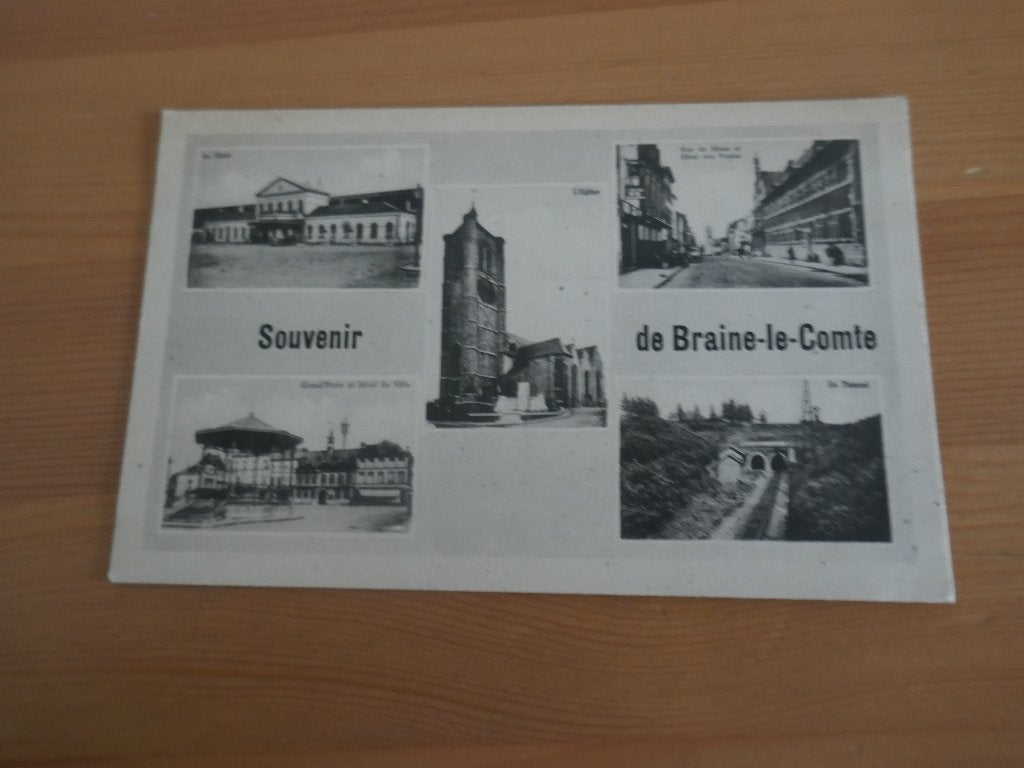 braine-le-compte souvenir, Collections, Envoi, Non affranchie, Hainaut