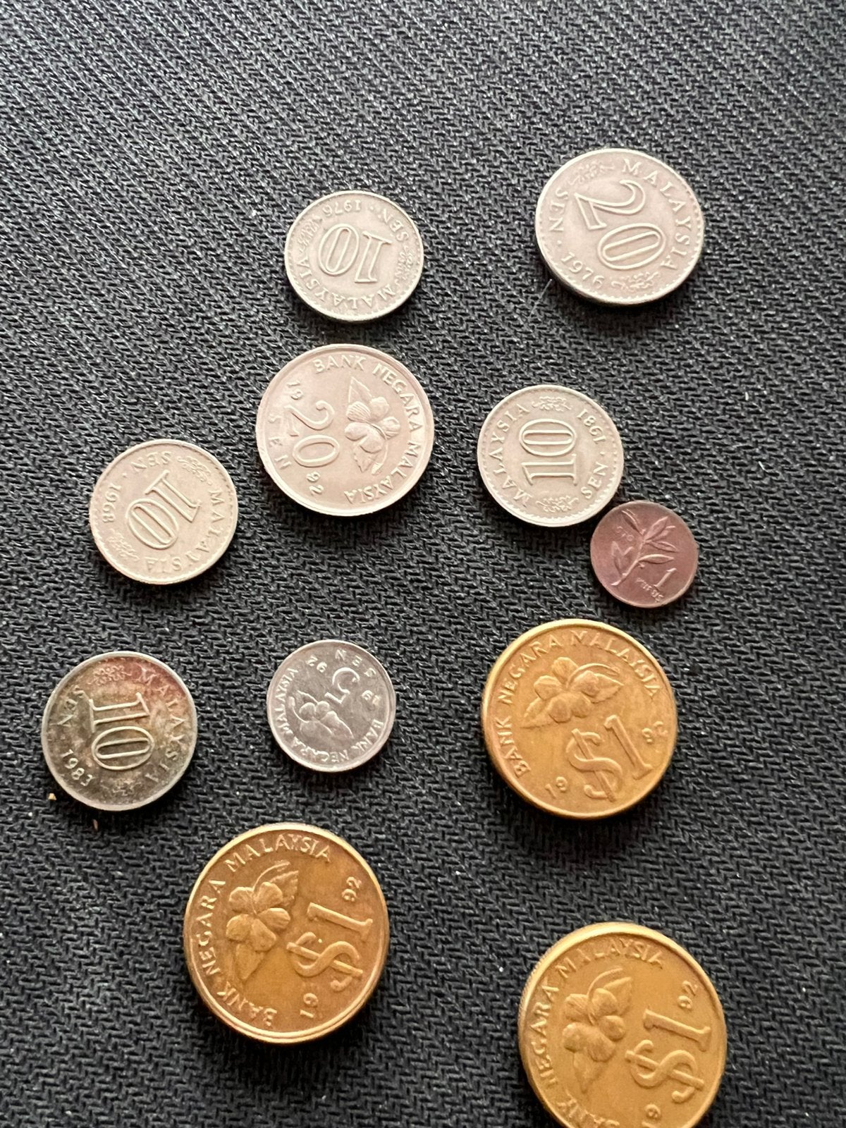 Lotje munten Maleisië, Postzegels en Munten, Ophalen of Verzenden, Munten
