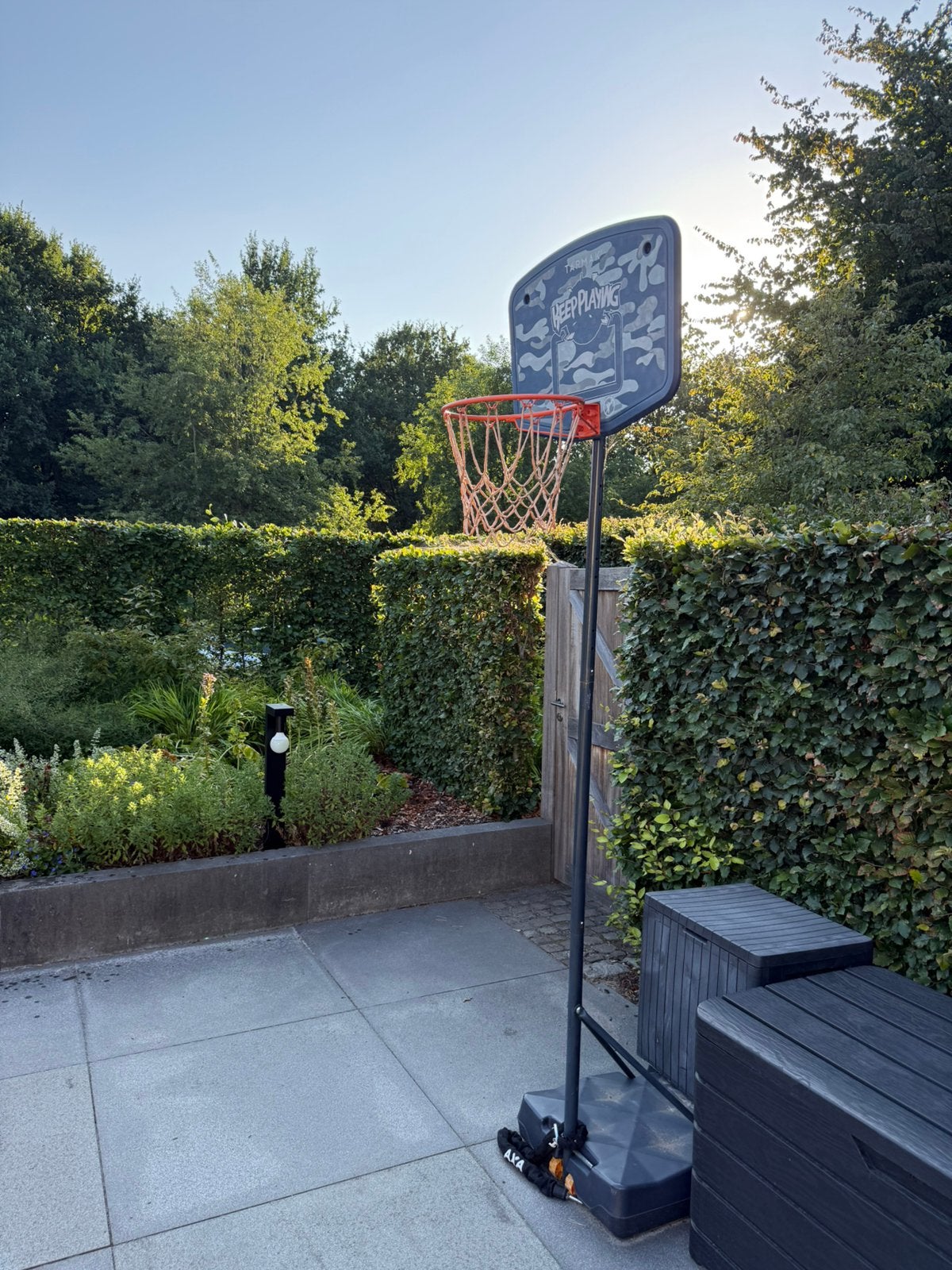 Basketbal ring verstelbaar tot 2m50, Ophalen, Zo goed als nieuw