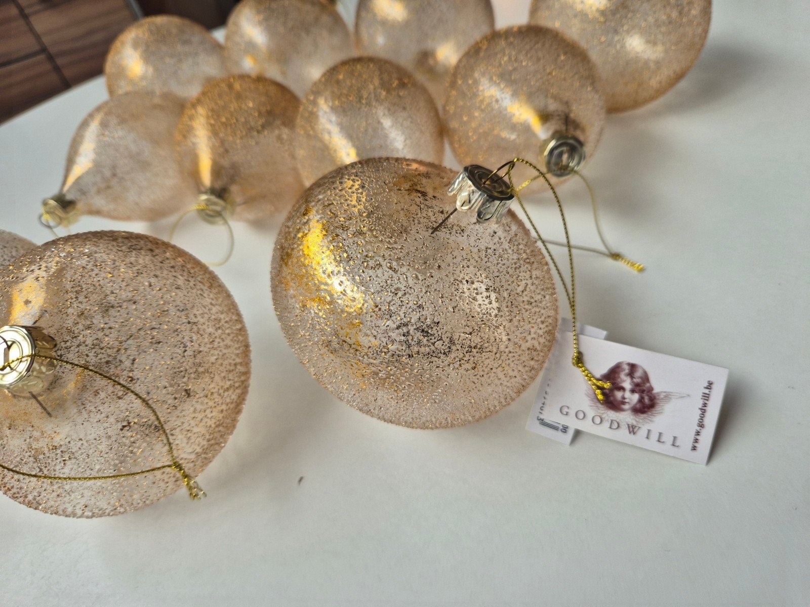 Luxe glinsterende kerstballen Goodwill, Ophalen, Nieuw
