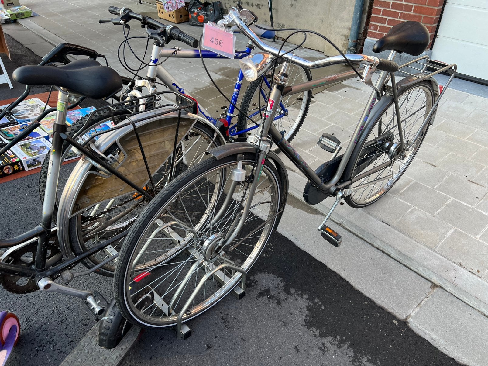 Heeren fiets, Ophalen