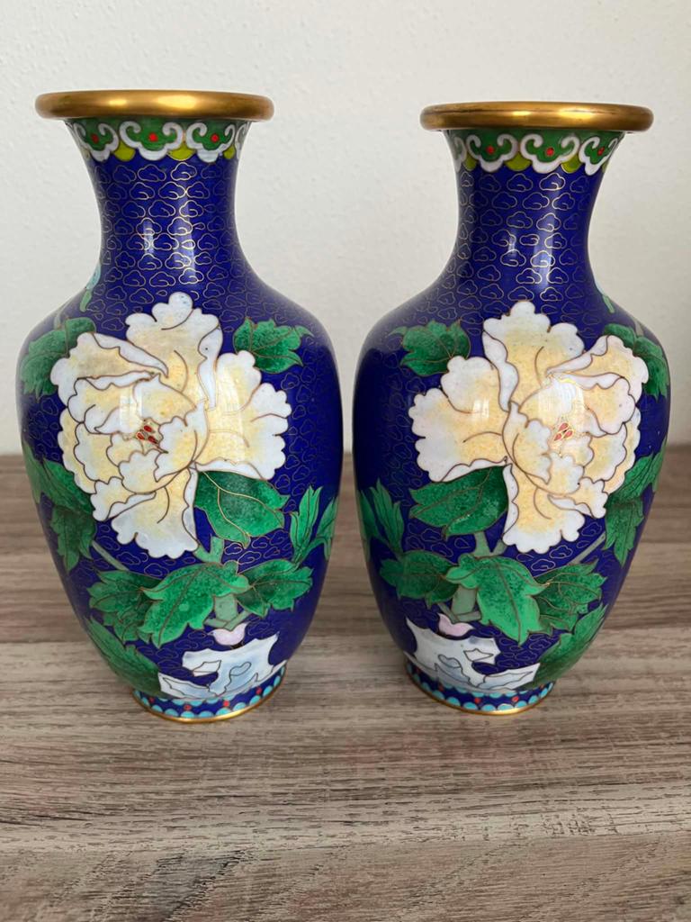 Cloisonne vazen, Antiek en Kunst, Ophalen of Verzenden
