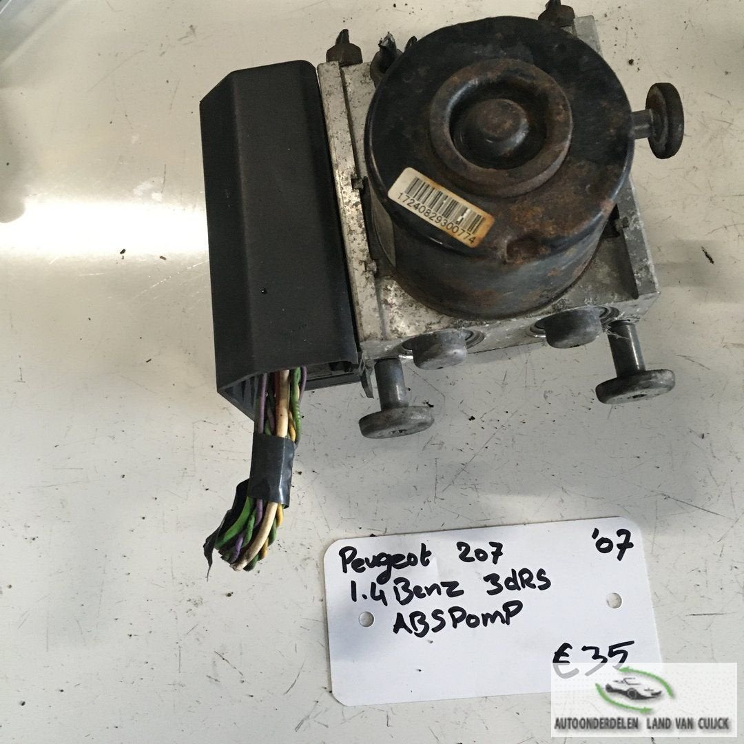 Peugeot 207 1.4  8 v benzine 2007 ABS Pomp 3TU7C112F6, -, Utilisé, -, -