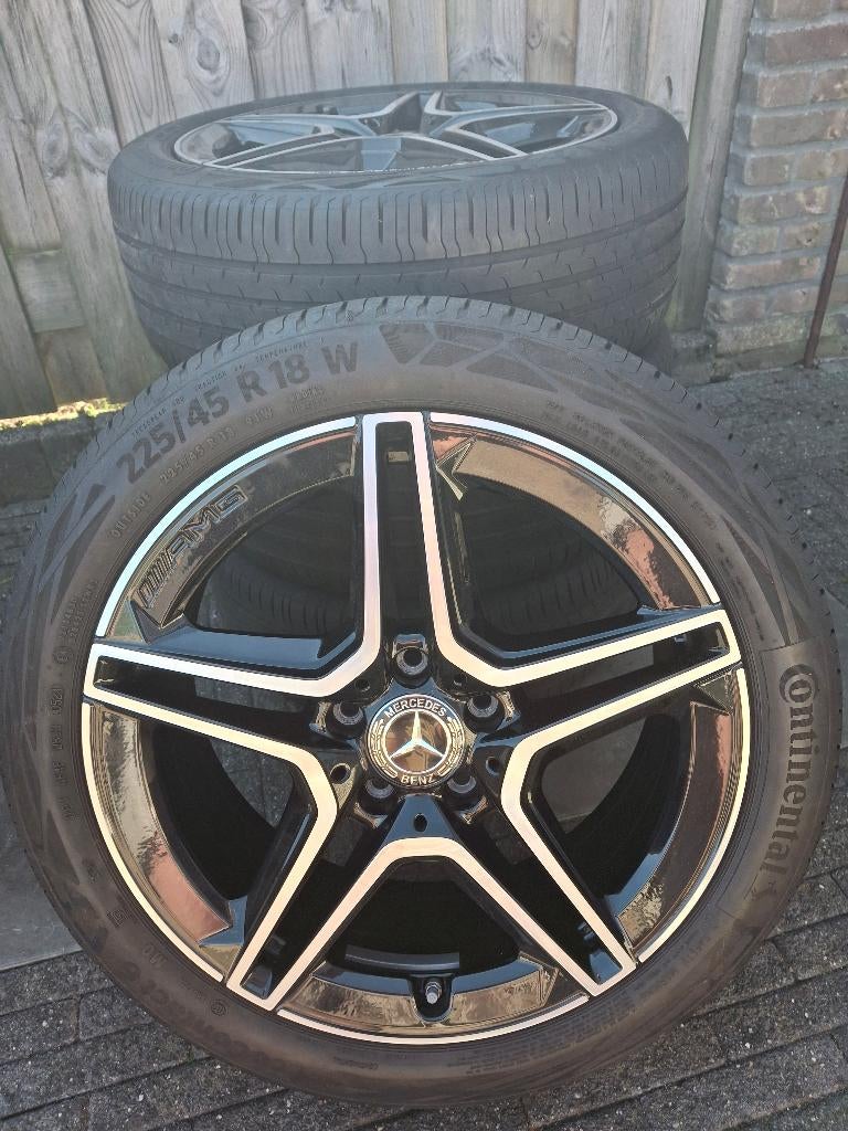 18 Inch Mercedes 5x112 AMG velgen A/B/CLA W177, Pneus et Jantes, Véhicule de tourisme, Pneus été, 18 pouces