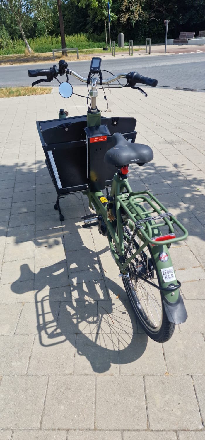 Mooie elektriche bakfiets te koop, Ophalen, Zo goed als nieuw