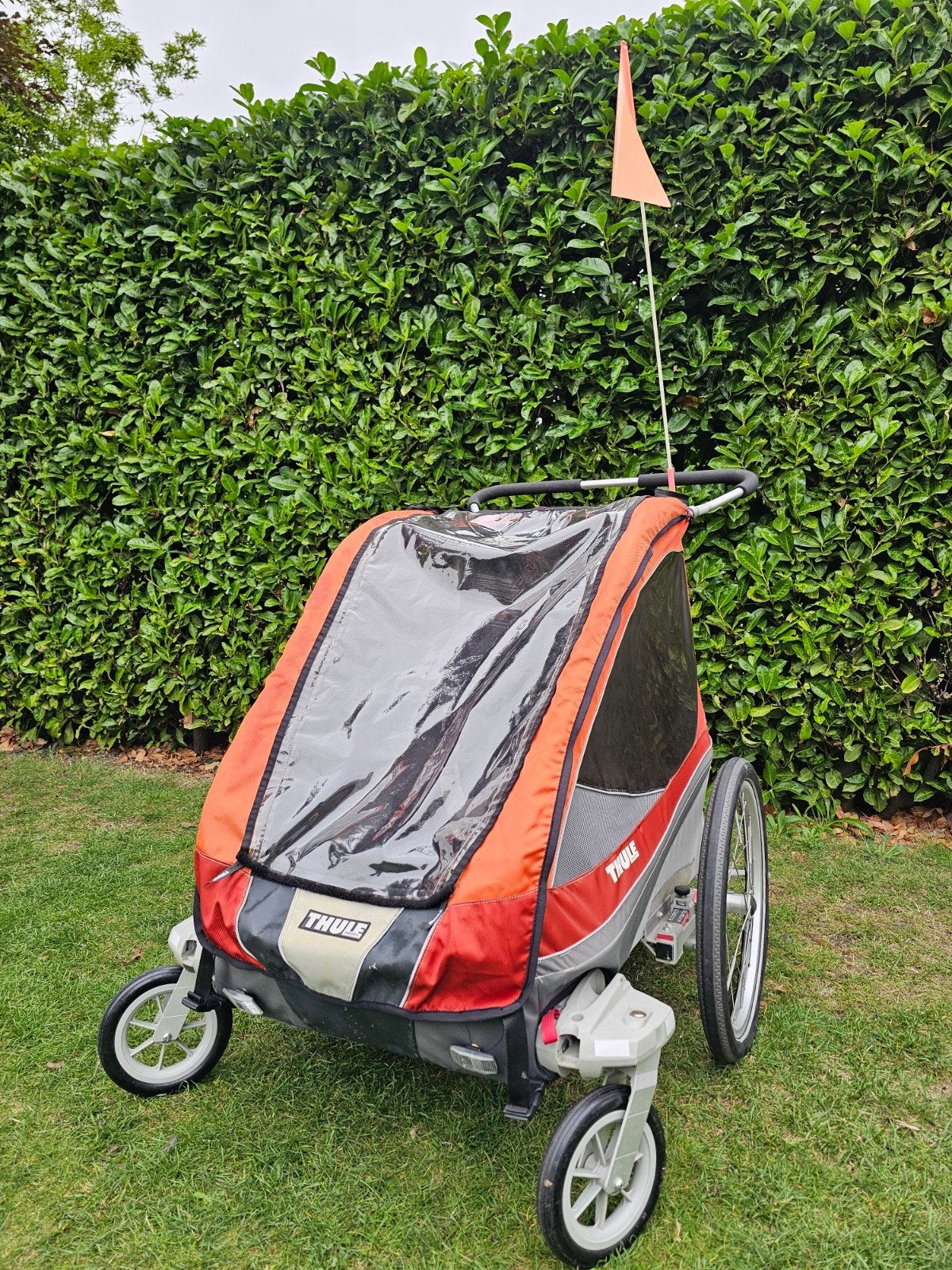 Thule Chariot Corsaire 2 – fietskar voor 2 kinderen, Ophalen, Gebruikt, Vering, Thule / Chariot