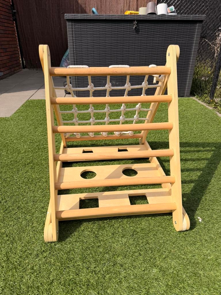 Houten speeltoestel, Kinderen en Baby's, Speelgoed | Buiten | Speeltoestellen, Ophalen, Zo goed als nieuw