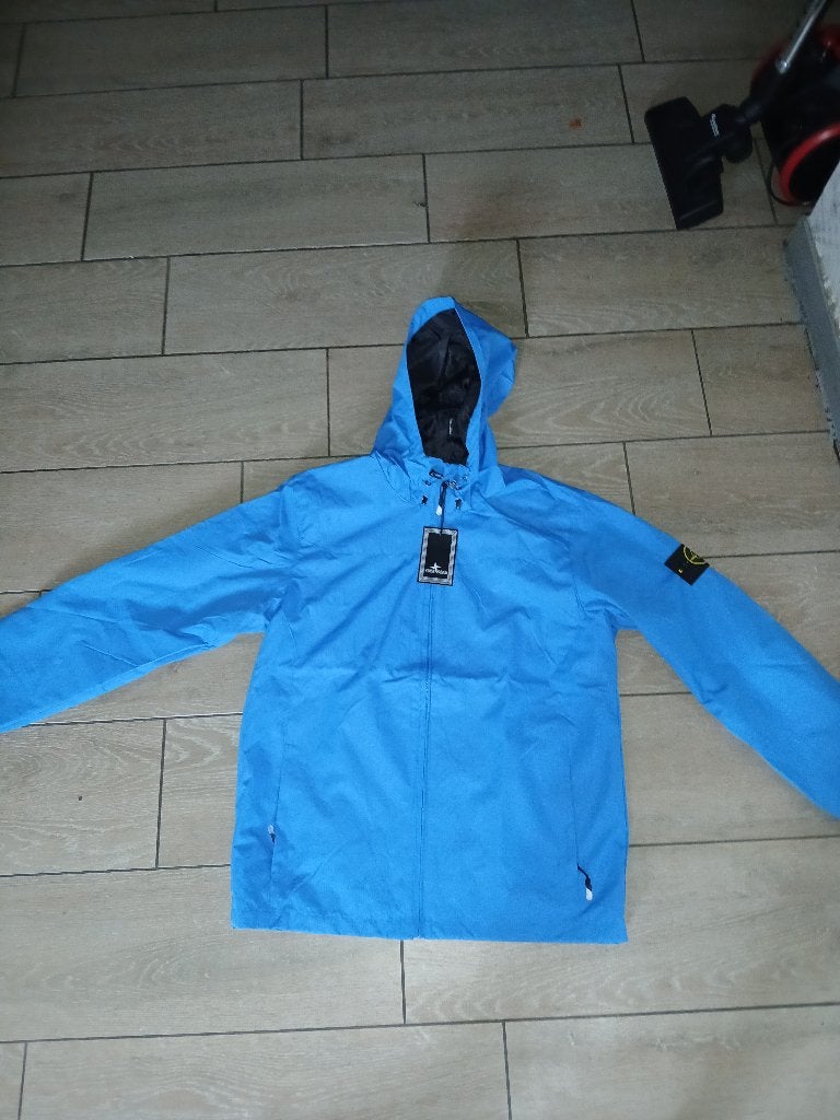 Stone island jas maat L, Kleding | Heren, Maat 52/54 (L), Stone island, Blauw, Nieuw