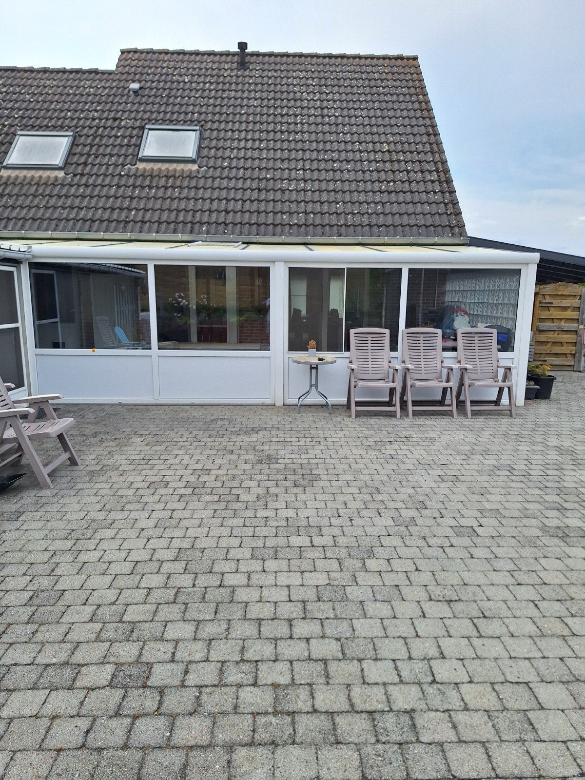 veranda ramen dubbel glas, Bricolage & Construction, Enlèvement, Châssis de fenêtre