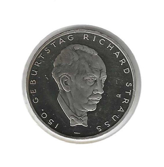 Duitsland, 10 Euro 2014 D, Richard Strauss., Timbres & Monnaies, Enlèvement ou Envoi, Allemagne, 10 euros, Monnaie en vrac