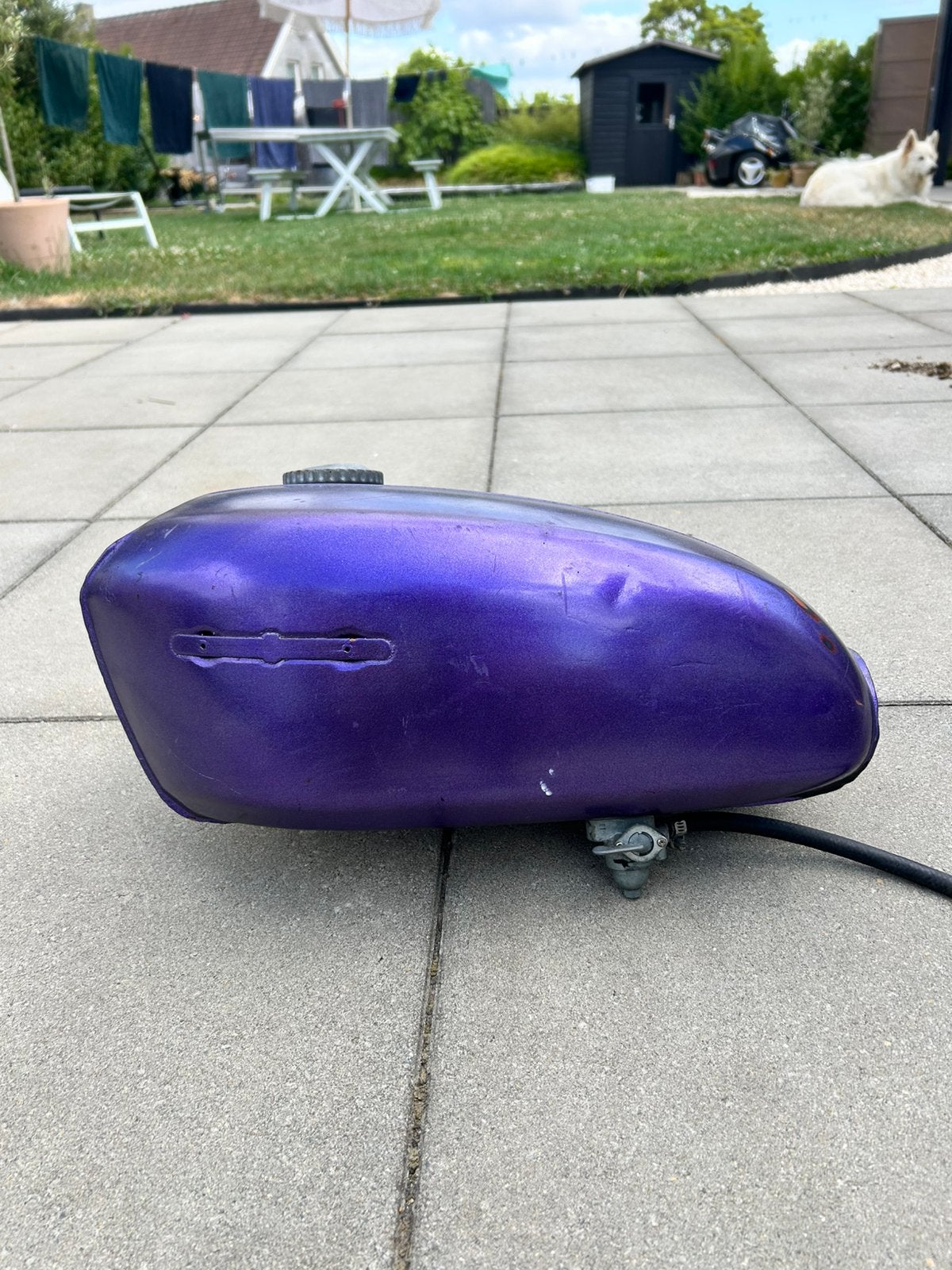 Honda CB125 Four originele benzinetank + tankdop, Motoren, Motoren | Honda, Particulier, Nieuw, Ophalen