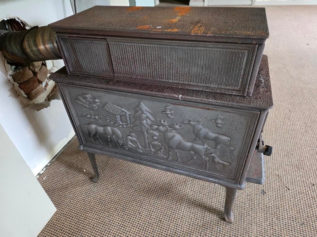 Houtkachel jotul., Enlèvement, Poêle à bois